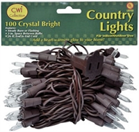 Crystal Bright White Light Strand 100 ct