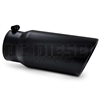 MBRP T5051BLK 5" Rolled Edge Angle Cut Black Coated Sainless T409 Exhaust Tip