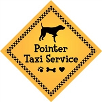 Pointer Taxi Service Magnet 9" - YPT22-9