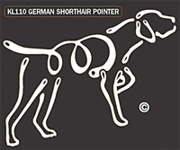 K-Lines German Shorthair Pointer - Window Decal
