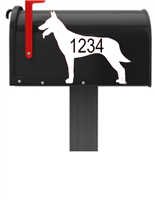 Belgian Malinois Vinyl Mailbox Decals Qty. (2) One for Each Side