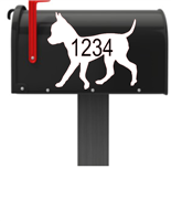 Chihuahua Vinyl Mailbox Decals Qty. (2) One for Each Side