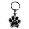 What Happens in the Dog Park stays in the Dog Park Paw Keychains Stainless Steel & Enamel