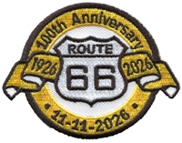 ROUTE 66 100th Anniversary patch