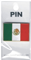 Mexico flag hat pin