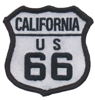 CALIFORNIA US 66 souvenir embroidered patch, route 66