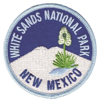 WHITE SANDS NATIONAL PARK souvenir embroidered patch