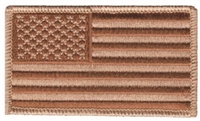 USA desert flag uniform or souvenir embroidered patch