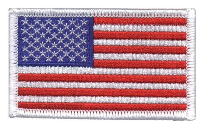 USA flag uniform or souvenir embroidered patch