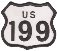 US 199 souvenir embroidered patch