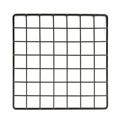 10 x 10 Black Grid Wire Cubbies