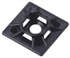 Cable Tie Mounting Pad 1" x 1" (Black)