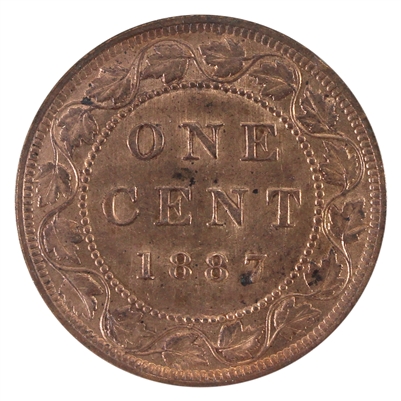 1887 Canada 1-cent UNC+ (MS-62) $