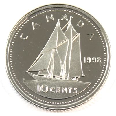 1998 Canada 10-cent Silver Proof