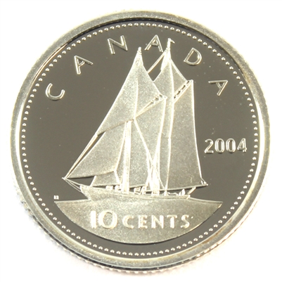 2004 Canada 10-cent Silver Proof