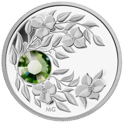 2012 Canada $3 Birthstone Collection - August Fine Silver