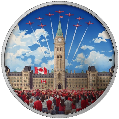 RDC 2017 $30 Celebrating Canada Day Fine Silver Coin (No Tax) impaired capsule