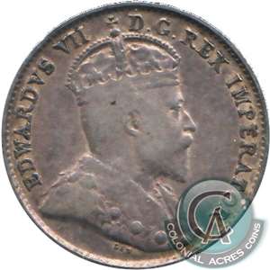 1902 Canada 5-cents F-VF (F-15)