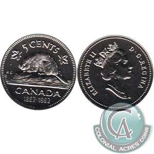 1992 Canada 5-cents Proof Like