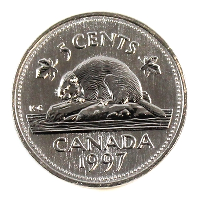 1997 Canada 5-cents Proof Like