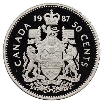 1987 Canada 50-cents Proof