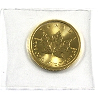 2019 Canada $5 1/10oz. .9999 Fine Gold Maple Leaf, Sealed (No Tax) May have spots