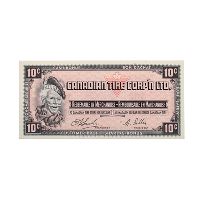 S1-C-C 1961 Canadian Tire Coupon 10 Cents Uncirculated