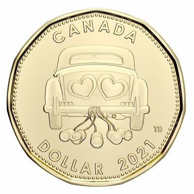 2021 Wedding Canada Dollar Brilliant Uncirculated (MS-63)