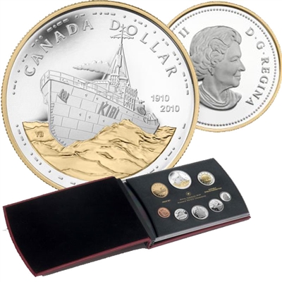 2010 Canadian Navy 100th Anniversary Proof Double Dollar Set
