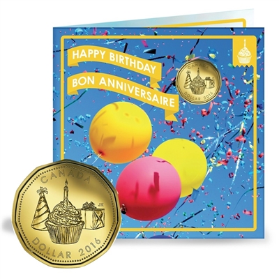 2016 Canada Birthday Gift Set with Special Struck $1 (Cupcake)