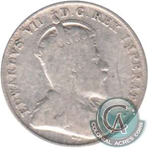 1904H Newfoundland 10-cents Very Good (VG-8)
