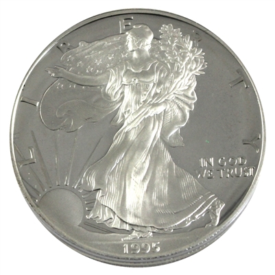 1995 United States $1 American Eagle PROOF 1oz Fine Silver (No Tax)