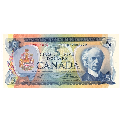BC-48b 1972 Canada $5 Lawson-Bouey, CP, UNC