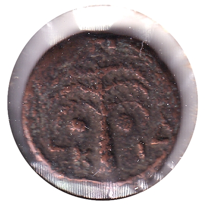 Ancient Judaea Roman Procurators 54AD Struck at Jerusalem AE Prutah Very Fine (VF-20) $