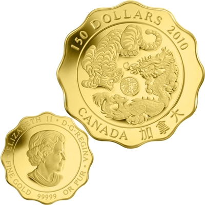 2010 Canada $150 Blessings of Strength Pure Gold Coin (TAX Exempt)