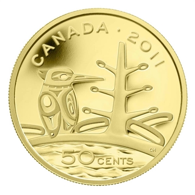 2011 Canada 50-cent Boreal Forest 1/25oz. Fine Gold Coin (No Tax)