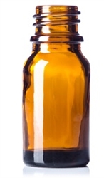 10ml Glass Amber Boston Round Bottle 768case