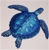 Blue Sea Turtle Tortious Full color Graphic Window Decal Sticker