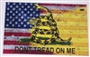 Gadson American Flag 50/50 Dont Tread on Me  Full color Graphic Window Decal Sticker
