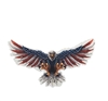 Front facing Wings out American Flag Attack Eagle #1 Full color Graphic Window Decal Sticker