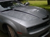 Grey Camaro w/ Black "SS" Hood Cowl Stripe Decals