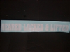 GEARED LOCKED LIFTED ! 4" X 36" Decal