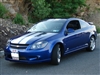 Blue Cobalt w/ White 8" Rally stripes # 2