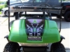 Green EZGO Golf Cart w/ Bright Green 19" Adrenaline Rush Stripe Decal