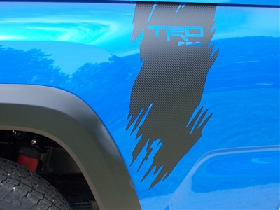 Ripped Slashed Bed Side Stripes (Sold as a Pair) Fit ANY TRUCK SUV 6 Logos to choose from