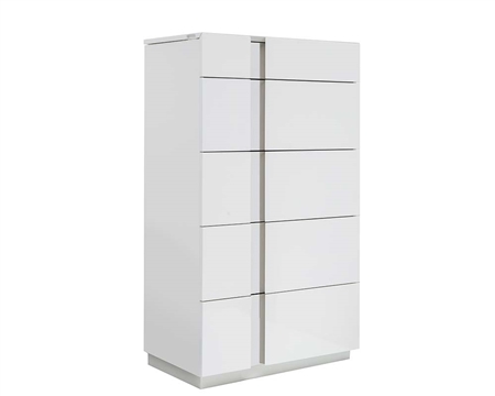 Mesola Modern Cabinet Chest White