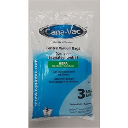 Cana-Vac 3-Ply HEPA Bags (3-Pack)