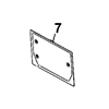 # 7. Back Glass - ZX or Zaxis Dash 1 / Dash 2 Zero Tail Swing (RTS) Series - HTHM3.7