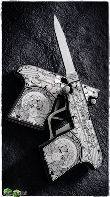 AGA Campolin Pistol Stiletto Custom Black "Kill or be Killed"
