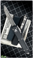 Microtech UTX-70 T/E 149-4 Satin Blade Black Handle